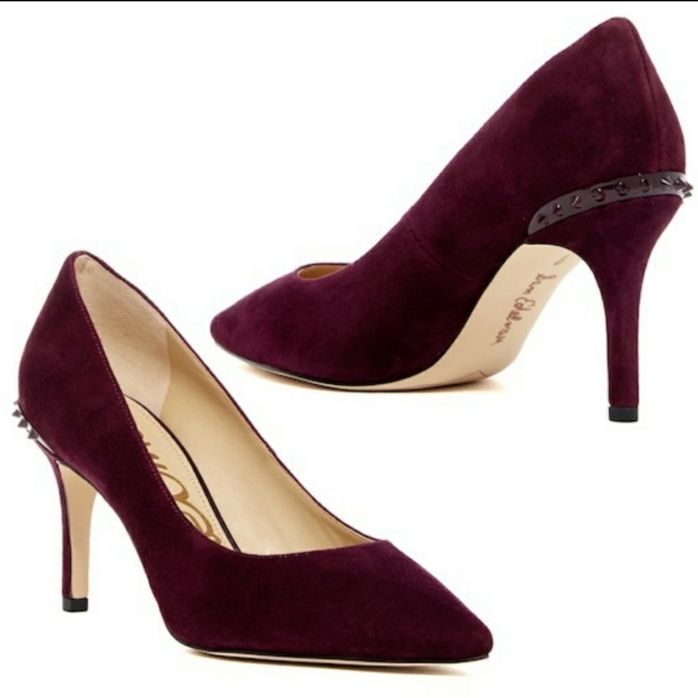 Sam edelman tonia heels in wine